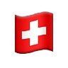Flag: Switzerland Emoji 🇨🇭 image - Apple style