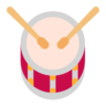 Эмодзи Барабан и барабанные палочки 🥁 image - Microsoft Classic 2D style