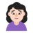 Woman Frowning: Light Skin Tone
