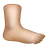 Foot: Medium-Light Skin Tone