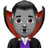 Man Vampire: Medium Skin Tone Emoji 🧛🏽‍♂️ image - Apple style