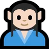 Man Elf: Light Skin Tone Emoji 🧝🏻‍♂️ image - Microsoft Windows 10 Segoe UI Emoji style