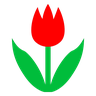Tulpe Emoji 🌷 image - Docomo style