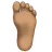 Foot: Medium Skin Tone