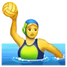Woman Playing Water Polo Emoji 🤽‍♀️ image - WhatsApp style