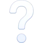 White Question Mark