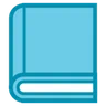 Blue Book Emoji 📘 image - HTC (2015-2016) style