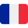 Flag: France Emoji 🇫🇷 image - Twitter / X (Twemoji) style