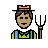Man Farmer: Medium Skin Tone