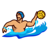 Person Playing Water Polo: Medium Skin Tone Emoji 🤽🏽 image - Emojidex style
