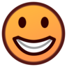 Visage rieur Emoji 😀 image - Emojidex style
