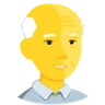 Vieil homme Emoji 👴 image - Facebook Messenger (2016) style