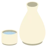 Эмодзи Бутылка сакэ и чашка 🍶 image - EmojiTwo style