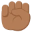 Raised Fist: Medium-Dark Skin Tone