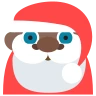 Santa Claus: Dark Skin Tone Emoji 🎅🏿 image - EmojiTwo style