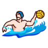 Person Playing Water Polo: Light Skin Tone Emoji 🤽🏻 image - Emojidex style