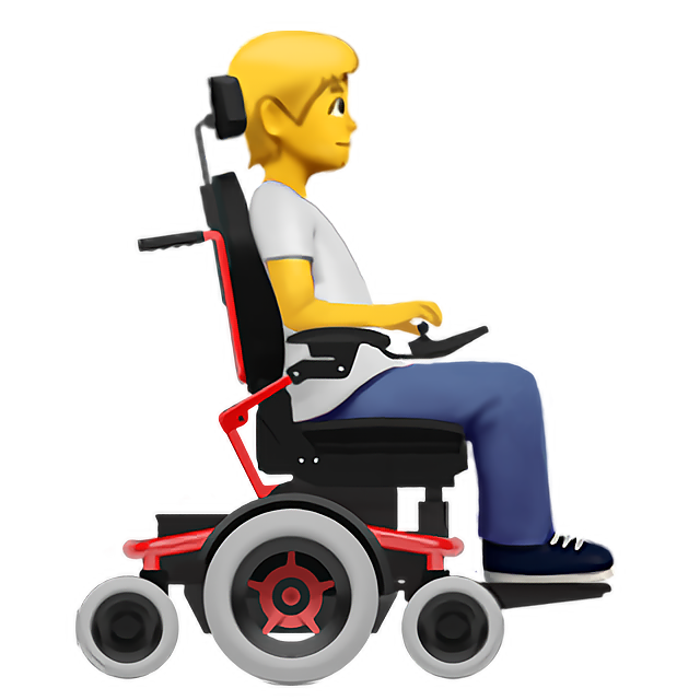 Person In Motorized Wheelchair Facing Right
