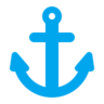 Эмодзи Якорь ⚓ image - Microsoft Classic 2D style