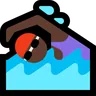 Woman Swimming: Dark Skin Tone Emoji 🏊🏿‍♀️ image - Microsoft Windows 10 Segoe UI Emoji style