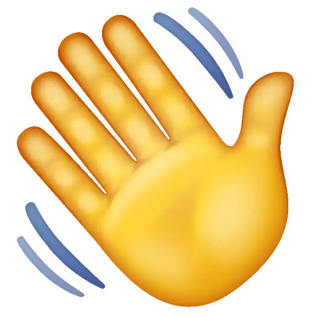 Macha ręką znak