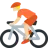 Person Biking: Medium-Light Skin Tone