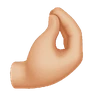 Pinched Fingers: Medium-Light Skin Tone Emoji 🤌🏼 image - Huawei Harmony OS style