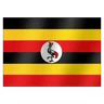 Flag: Uganda Emoji 🇺🇬 image - Huawei Harmony OS style