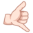 Call Me Hand: Light Skin Tone