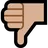 Thumbs Down: Medium-Light Skin Tone