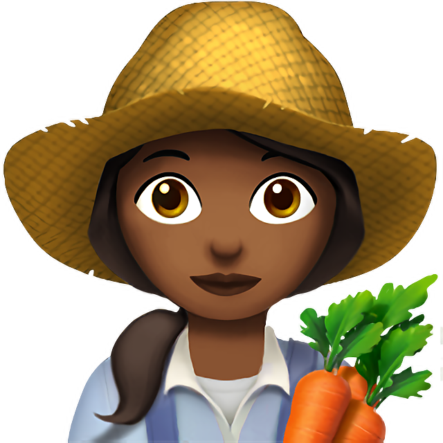 Woman Farmer: Medium-Dark Skin Tone