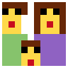 Family: Man, Woman, Boy Emoji 👨‍👩‍👦 image - SerenityOS style