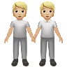 People Holding Hands: Medium-Light Skin Tone Emoji 🧑🏼‍🤝‍🧑🏼 image - Apple style