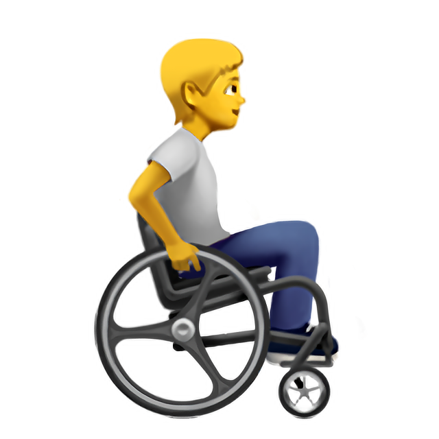Person In Manual Wheelchair Facing Right