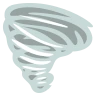Эмодзи Туча с торнадо 🌪 image - EmojiTwo style