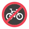 No Bicicletas Emoji 🚳 image - Tossface style