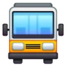 迎面驶来的公共汽车 Emoji 🚍 image - Samsung style