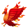 Phoenix Emoji 🐦‍🔥 image - Apple style