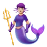 Merperson: Medium-Light Skin Tone Emoji 🧜🏼 image - Huawei Harmony OS style