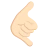 Call Me Hand: Light Skin Tone