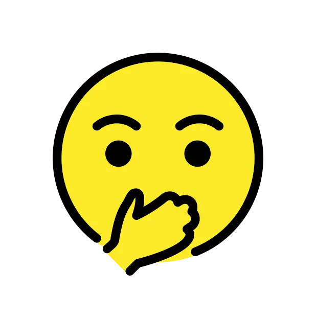 Face With Open Eyes And Hand Over Mouth