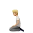 Person Kneeling: Medium-Light Skin Tone