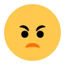 Wütendes Gesicht Emoji 😠 image - Tossface style