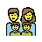 Family: Man, Woman, Boy, Boy