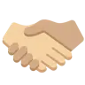 Handshake: Medium-Light Skin Tone, Medium Skin Tone Emoji 🫱🏼‍🫲🏽 image - Twitter / X (Twemoji) style