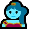 Woman Genie Emoji 🧞‍♀️ image - Microsoft Windows 10 Segoe UI Emoji style