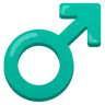 Emoji Segno maschile ♂ image - Google Noto Color style