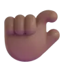 Pinching Hand: Medium-Dark Skin Tone Emoji 🤏🏾 image - Microsoft 3D Fluent style