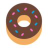 Rosquinha Emoji 🍩 image - Microsoft Classic 2D style