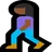 Woman Walking: Medium-Dark Skin Tone