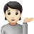 Person Tipping Hand: Light Skin Tone